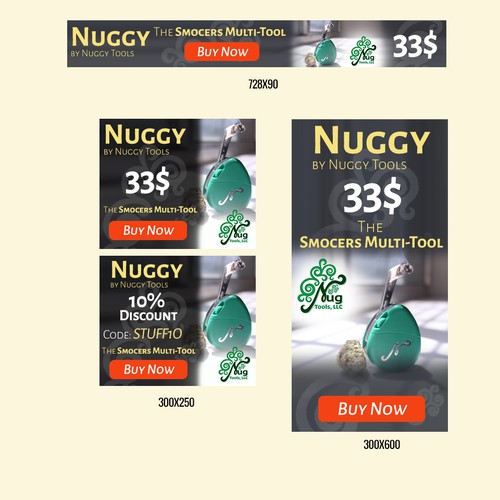 Create a banner for Nuggy - The Smokers Multi-Tool