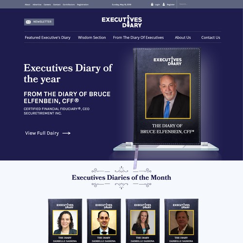 concept for Executive's diary