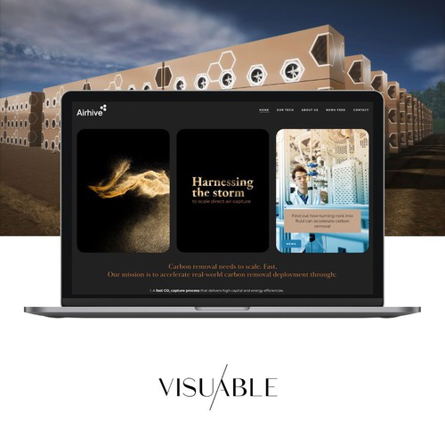 Squarespace Website for Climate Tech Start-up