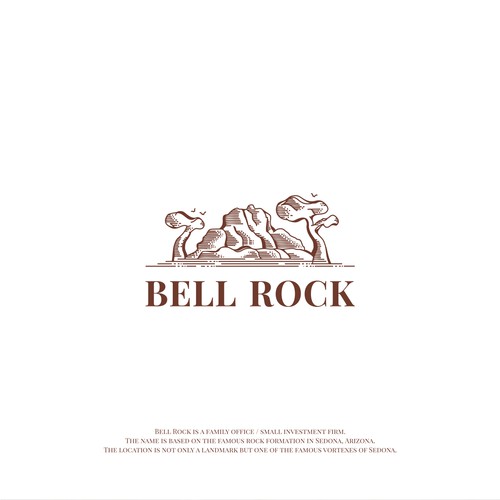 line based logo for Bell Rock