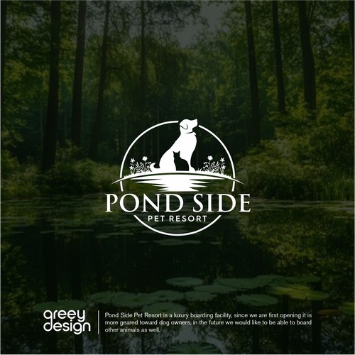 Pond Side Pet Resort / wildflowers