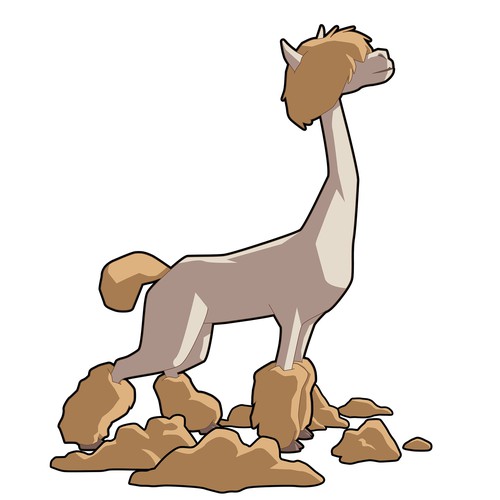 Unleash your favorite art style on a humorous and proud sheared alpaca