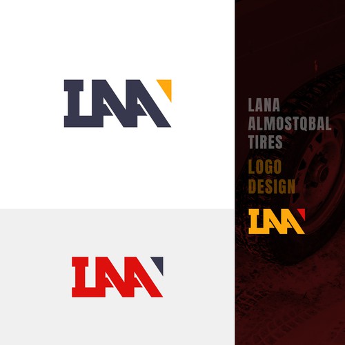 LANA letter mark logo