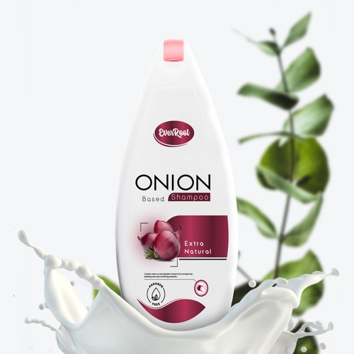 Shampoo Bottle label deisgn
