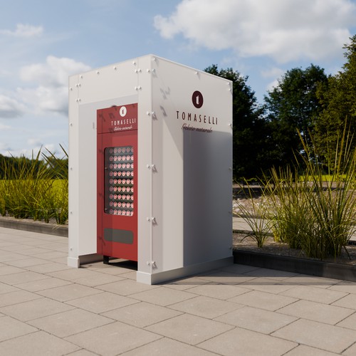 Ice Cream Vending Machine Enclosure
