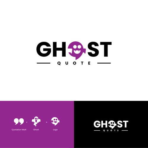 Logo Design and Visual Identity for Ghost Quote