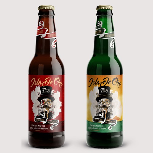 Beer label design