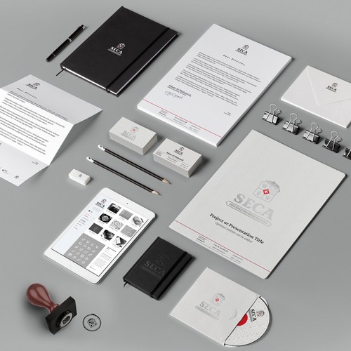 Creating an eye-catching brand identity package for a consulting firm based in Switzerland