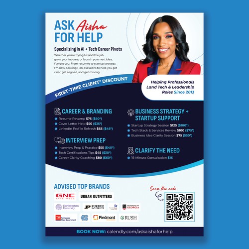 Flyer Design for Coaching Brand