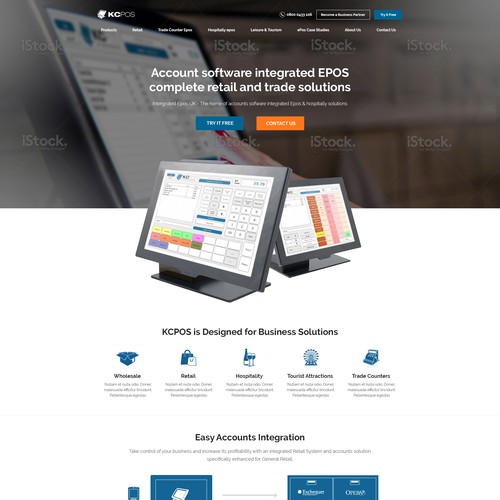 Landing page for KCPos