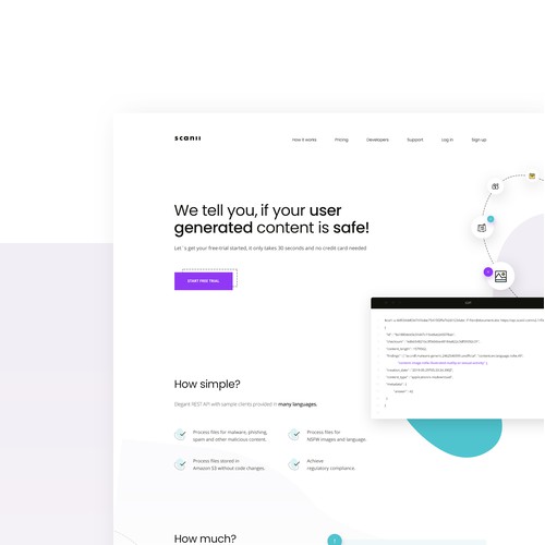 Result of the Scanii web project