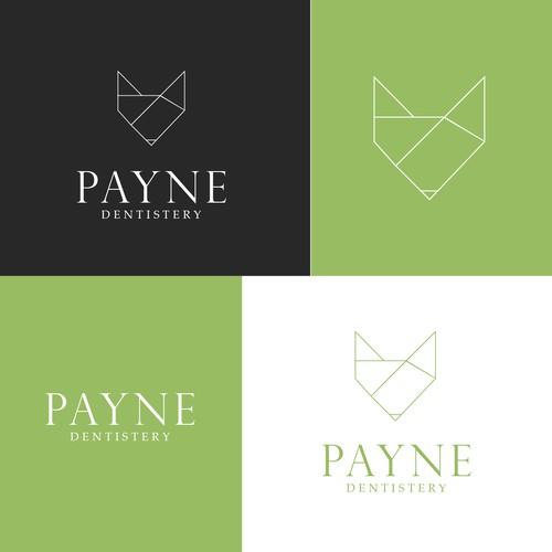 Random geometric animal logo