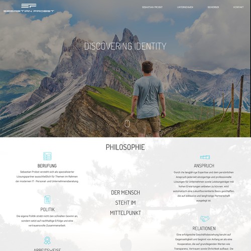 Bold and different concept for a Technology Recruiting Company