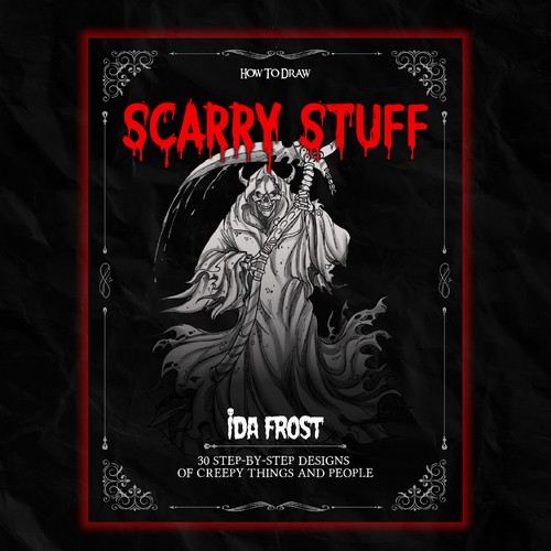 how to draw scarry stuff