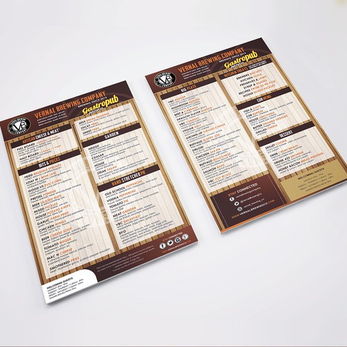 Gastropub Menu