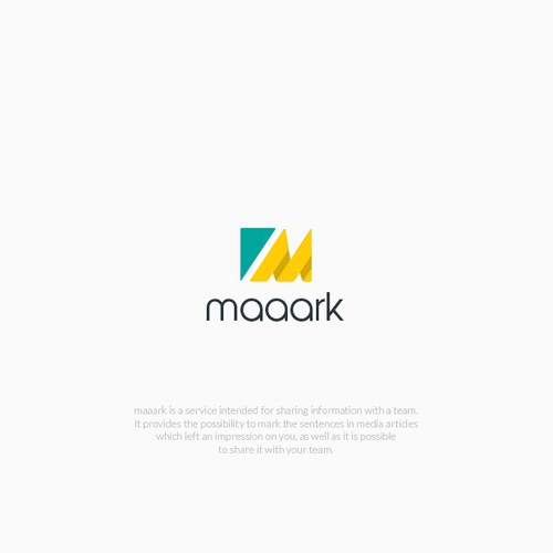 Simple and modern logo for a new service