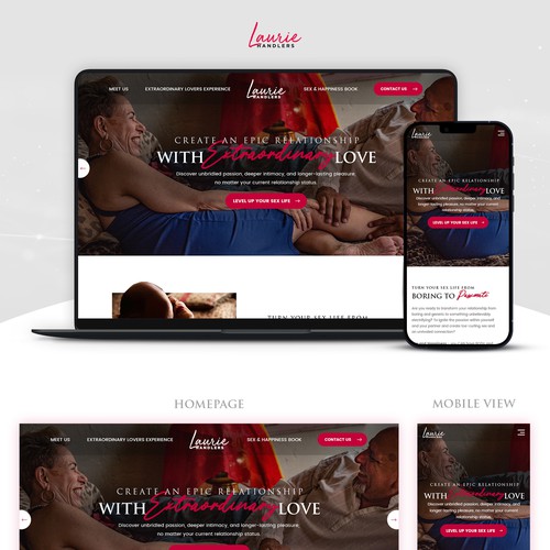 Winning Website Redesign for Sex & Relationship Coach