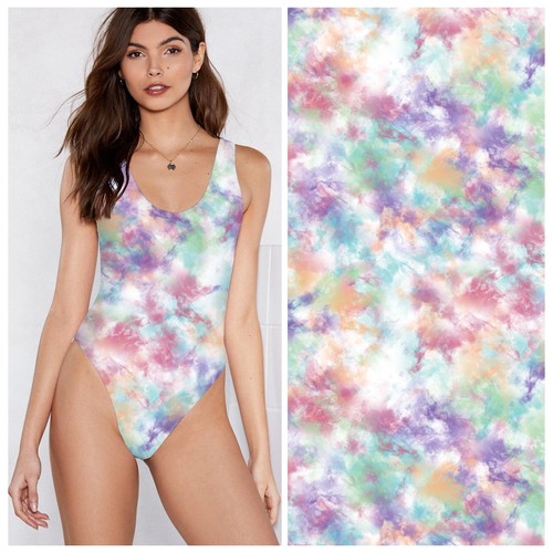 Tie Dye Print Pattern for Swimwear