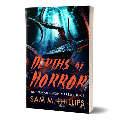 Depths of Horror Book Cover Design