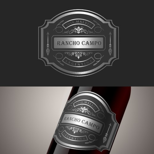 Rancho Campo Wine Label design