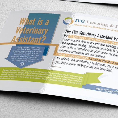 Help us create a Veterinary Training brochure