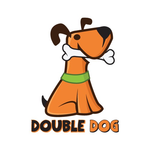 Cool dog mascot for mobile phone challenge app