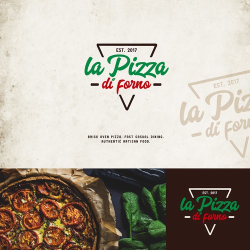 logo for la Pizza di Forno