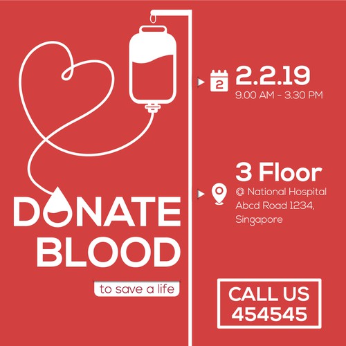 Donate Blood Social Media