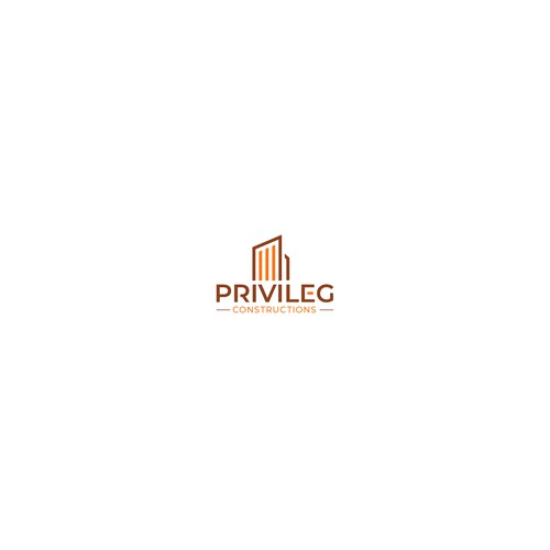 Elegant logo for a real estate and construction company.