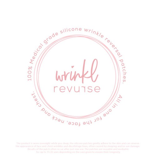 Wrinkle reversal patches logo