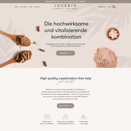 Juverin Website Design