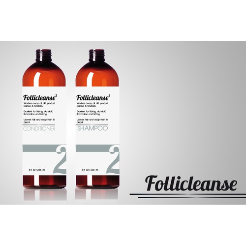 Creative, professional new label design for our best-selling shampoo