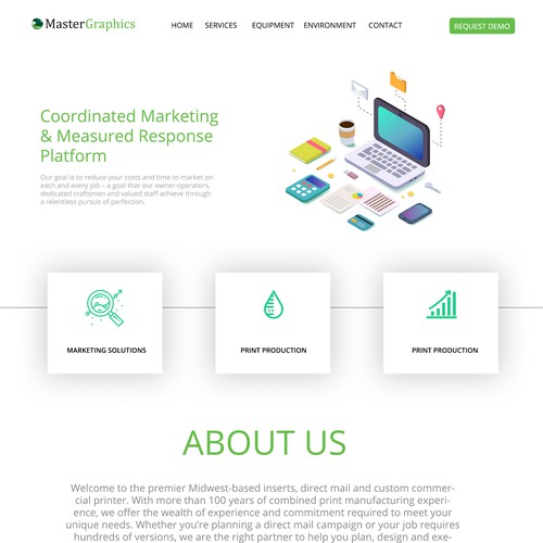 Motion Graphics - Home Page Concept