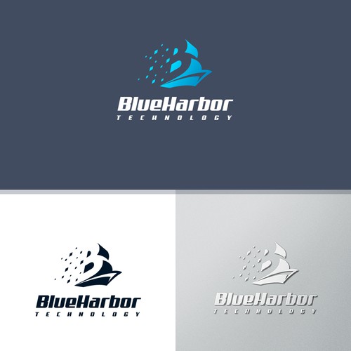 Logo for IT service company BlueHarbor