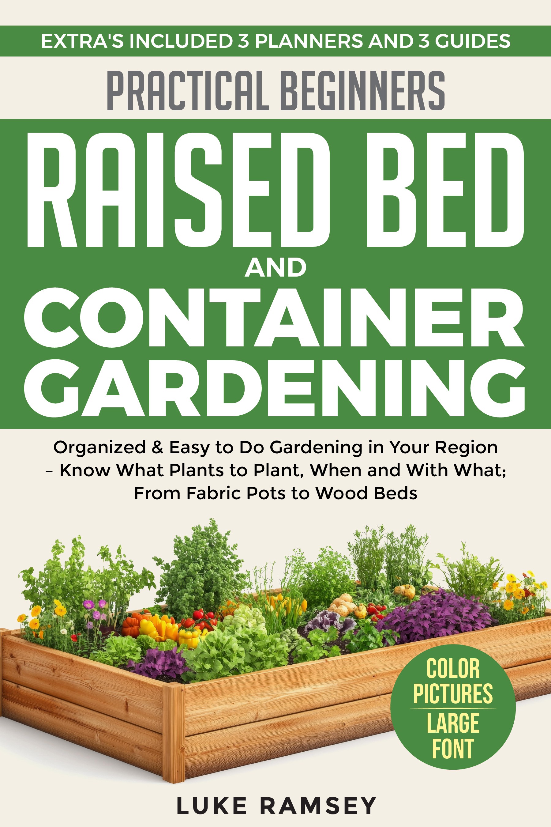 Raised bed and container gardening cover for consitent publisher