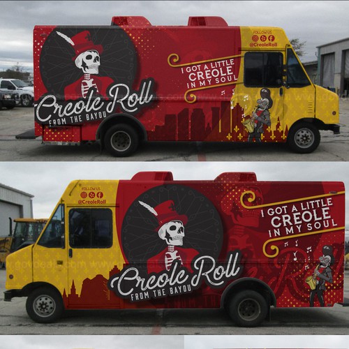 food truck wrap design