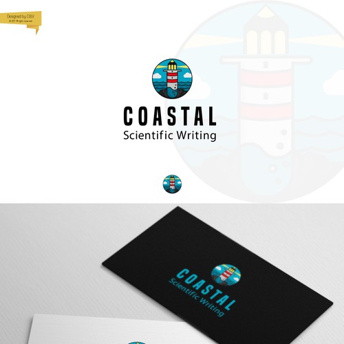 Logo & business card for writing and documentation review services
