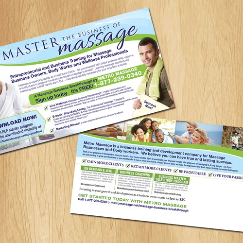 Help Metro Health & Wellness with a new postcard for direct mail