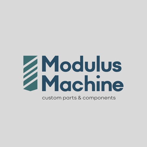 Modern logo for Machining company