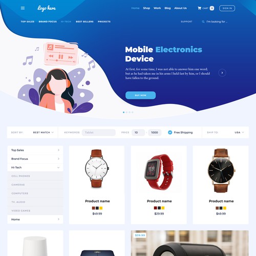 Ecommerce Website for Client 