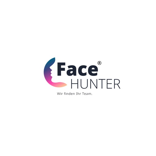 logo concept for "Face hunter" 