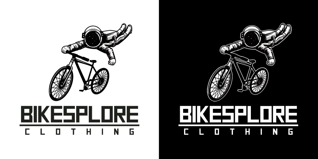 Have you ever seen an astronaut riding a bicycle?  Design one for me for a clothing logo!