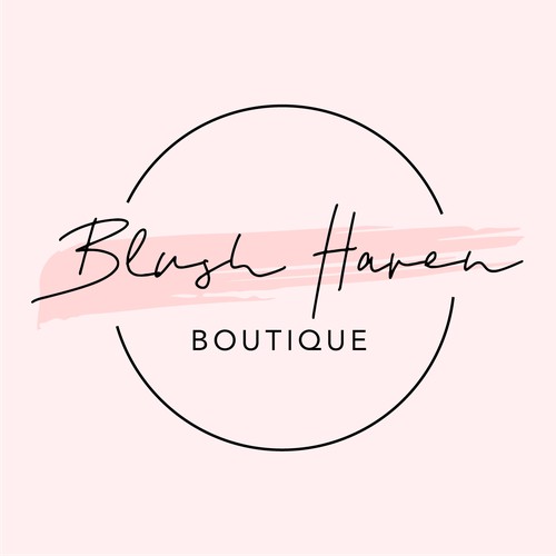 Stylish logo concept for fashion boutique