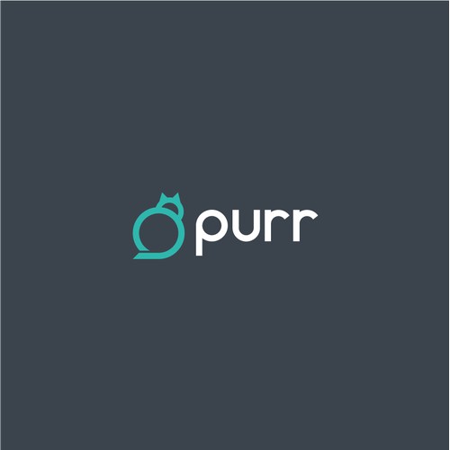 Bold logo concept for Purr