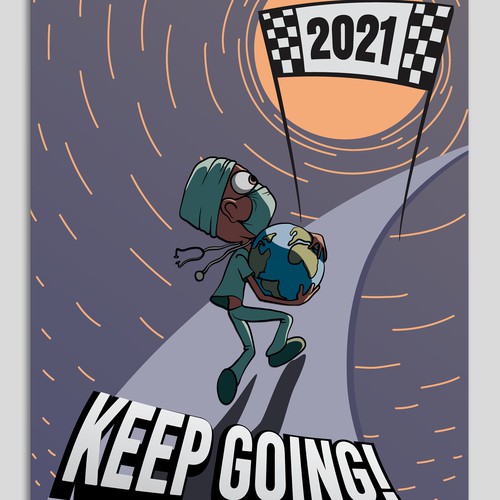 Motivational poster for 2021 