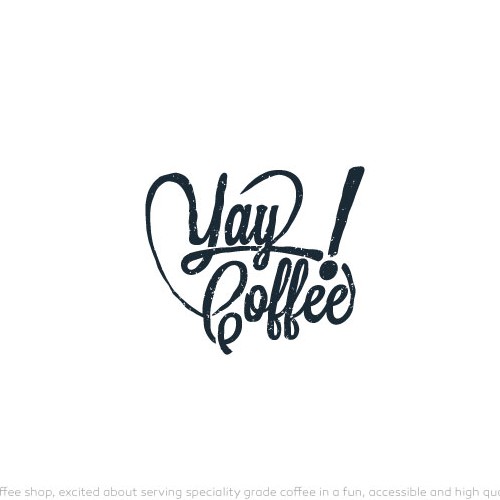 Coffee shop logo with love