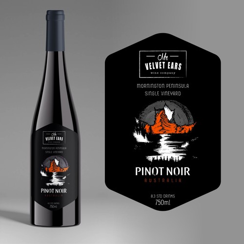Label for Wine Company