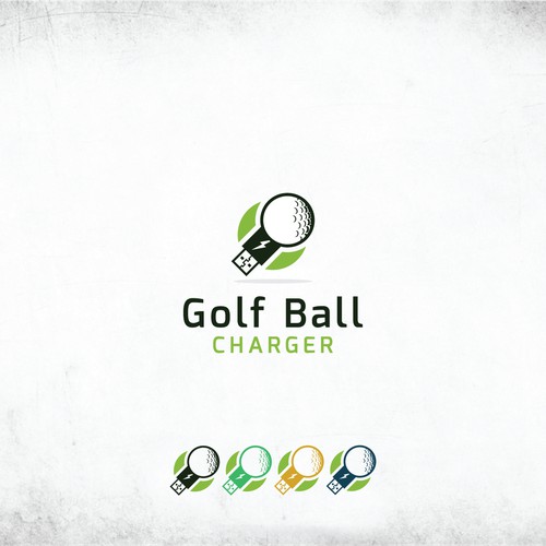 Golf Ball Charger logo design