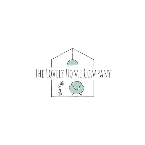 Logo design for real estate and interior design company