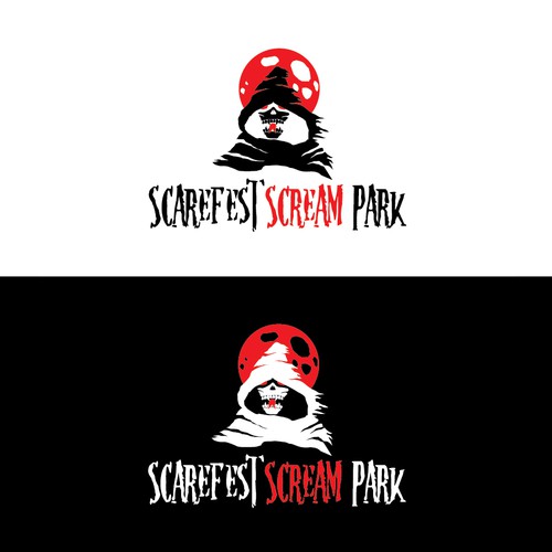 Logo concept for Scarefest Scream Park
